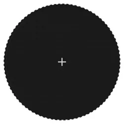 fekete szövet ugrószőnyeg kerek trambulinhoz 4,57 m