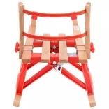 összecsukható faszánkó háttámlával 119 cm