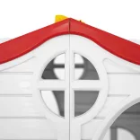 összecsukható gyerekjátszóház működő ajtóval és ablakokkal