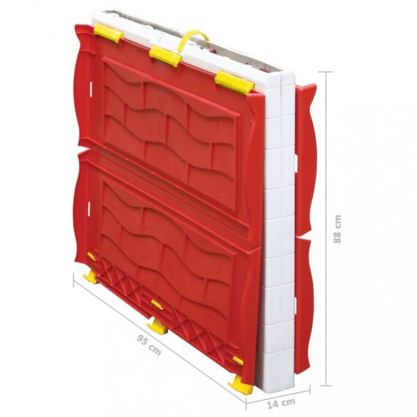 összecsukható gyerekjátszóház működő ajtóval és ablakokkal