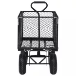 fekete kerti kézikocsi 350 kg