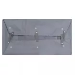 sötétszürke szövet kerti kocsi bélés 81 x 41 x 21 cm