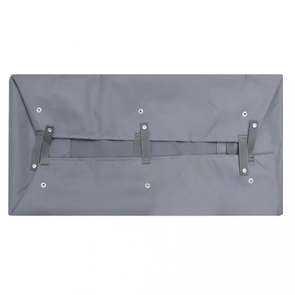 sötétszürke szövet kerti kocsi bélés 81 x 41 x 21 cm