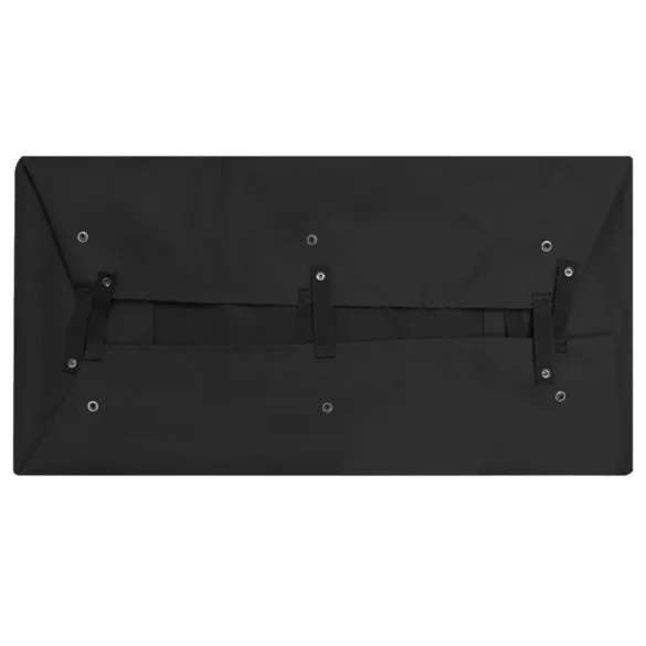 fekete szövet kerti kocsi bélés 81 x 41 x 21 cm