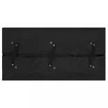 fekete szövet kerti kocsi bélés 81 x 41 x 40 cm