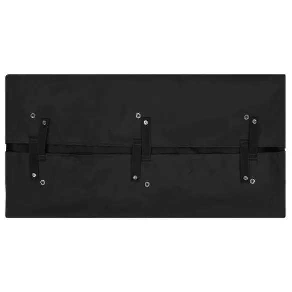 fekete szövet kerti kocsi bélés 81 x 41 x 40 cm