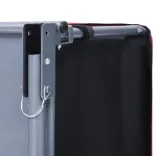 fekete és piros kerékpár-utánfutó 65 kg