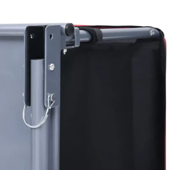 fekete és piros kerékpár-utánfutó 65 kg