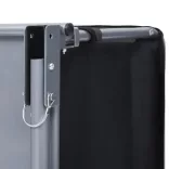 fekete és szürke kerékpár-utánfutó 65 kg