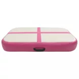 rózsaszín PVC felfújható tornamatrac pumpával 60 x 100 x 10 cm