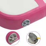 rózsaszín PVC felfújható tornamatrac pumpával 60 x 100 x 10 cm