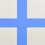 kék PVC felfújható tornamatrac pumpával 60 x 100 x 15 cm