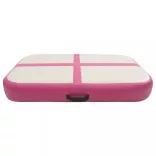 rózsaszín PVC felfújható tornamatrac pumpával 60 x 100 x 20 cm