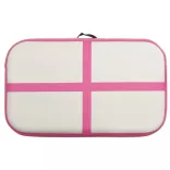 rózsaszín PVC felfújható tornamatrac pumpával 60 x 100 x 20 cm