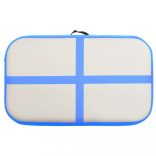 kék PVC felfújható tornamatrac pumpával 60 x 100 x 20 cm
