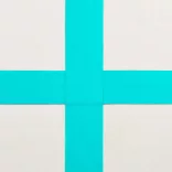 zöld PVC felfújható tornamatrac pumpával 60 x 100 x 20 cm