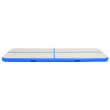 kék PVC felfújható tornamatrac pumpával 700 x 100 x 20 cm