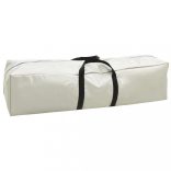 kék PVC felfújható tornamatrac pumpával 800 x 100 x 20 cm