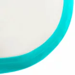 zöld PVC felfújható tornamatrac pumpával 200 x 200 x 15 cm