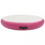 rózsaszín PVC felfújható tornamatrac pumpával 100 x 100 x 10 cm