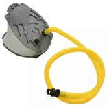 rózsaszín PVC felfújható tornamatrac pumpával 100 x 100 x 20 cm