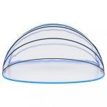 ovális medencekupola 530 x 410 x 210 cm