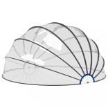 medencekupola 500 x 250 cm