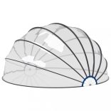 medencekupola 559 x 275 cm