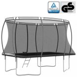 négyszögű trambulinszett 335 x 244 x 90 cm 150 kg