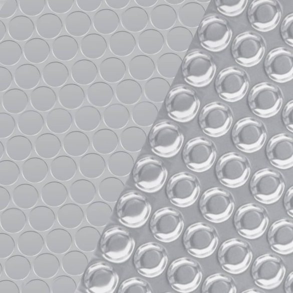 ezüst polietilén medencetakaró 455 cm