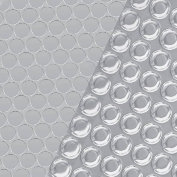 ezüst polietilén medencetakaró 450 x 200 cm