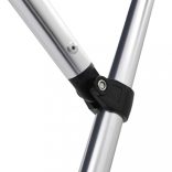 antracitszürke négyágú bimini tető 243 x 196 x 137 cm