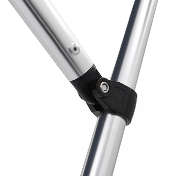 antracitszürke négyágú bimini tető 243 x 210 x 137 cm