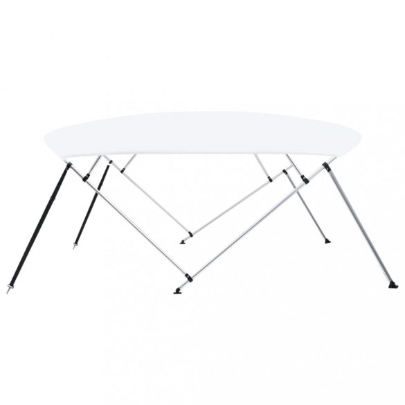 fehér négyágú bimini tető 243 x (230-244) x 137 cm