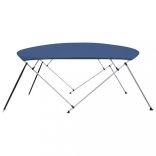 tengerészkék négyágú bimini tető 243 x (230-244) x 137 cm