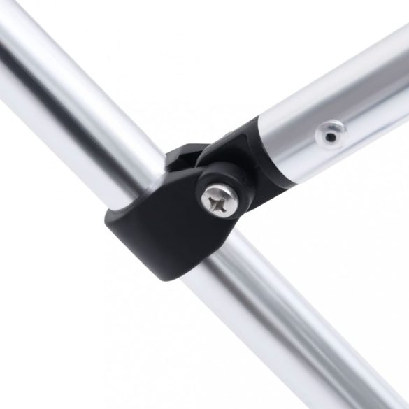 antracitszürke négyágú bimini tető 243 x (230-244) x 137 cm