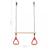 trapézhintarúd gyűrűkkel