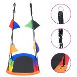 fészekhinta zászlókkal 165 x 70 cm