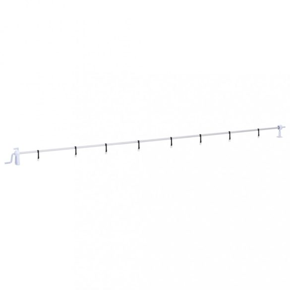 műanyag aljú medencefólia-tekerő