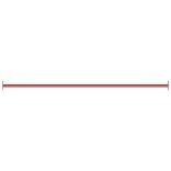 piros acél húzódzkodó rúd 125 cm