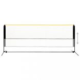 fém állítható tollaslabdaháló 400 x 103 x 94-158 cm