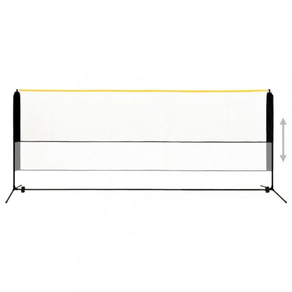 fém állítható tollaslabdaháló 400 x 103 x 94-158 cm