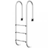 304-es rozsdamentes acél medencelétra 54 x 38 x 158 cm