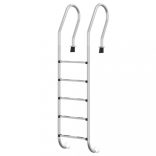 304-es rozsdamentes acél medencelétra 54 x 38 x 211 cm