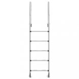 304-es rozsdamentes acél medencelétra 54 x 38 x 211 cm