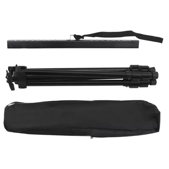 fekete fém állítható festőállvány