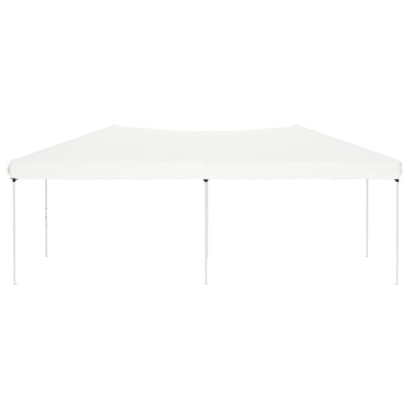 fehér összecsukható rendezvénysátor 3 x 6 m