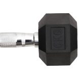 2 db összesen öntöttvas egykezes súlyzó 12 kg