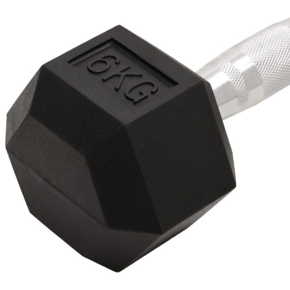 2 db összesen öntöttvas egykezes súlyzó 12 kg