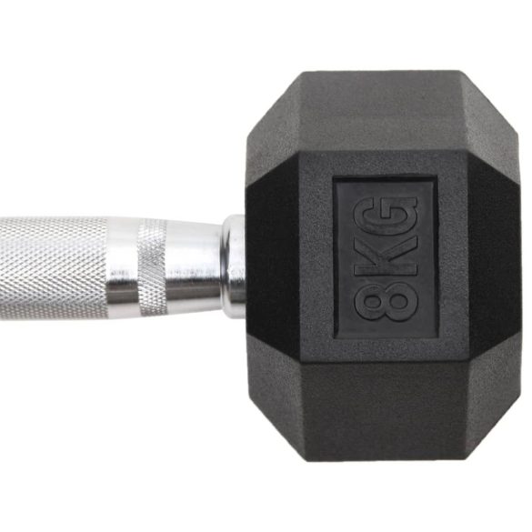 2 db összesen öntöttvas egykezes súlyzó 16 kg